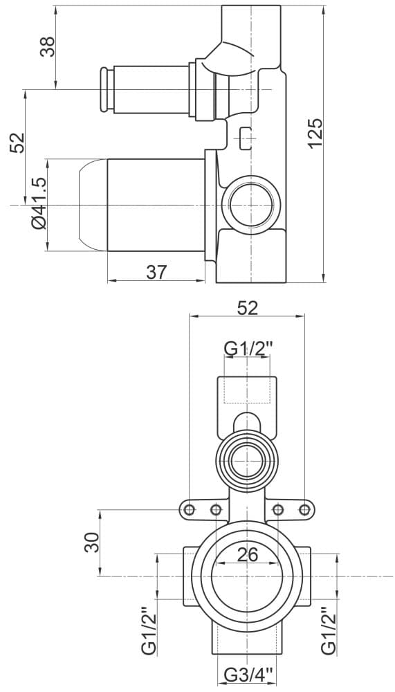 Fresh вграден туш систем thumb 3