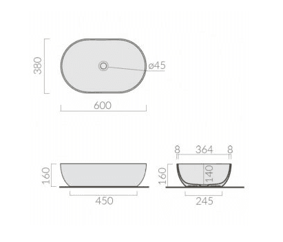 Dream 7308PE надграден мијалник thumb 3