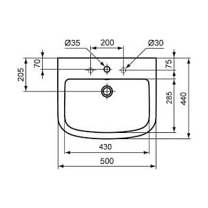 T056601 Tempo мијалник 50х44cm thumb 4