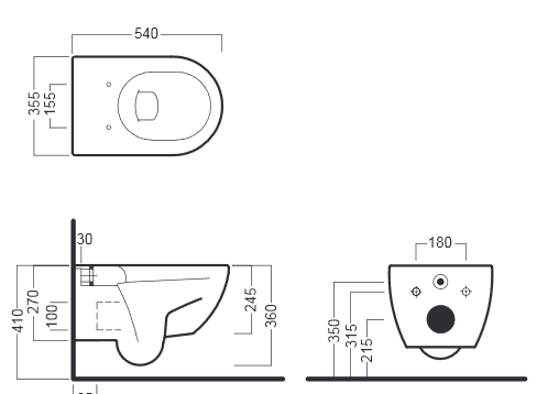 Fusion конзолна шоља Cemento thumb 4